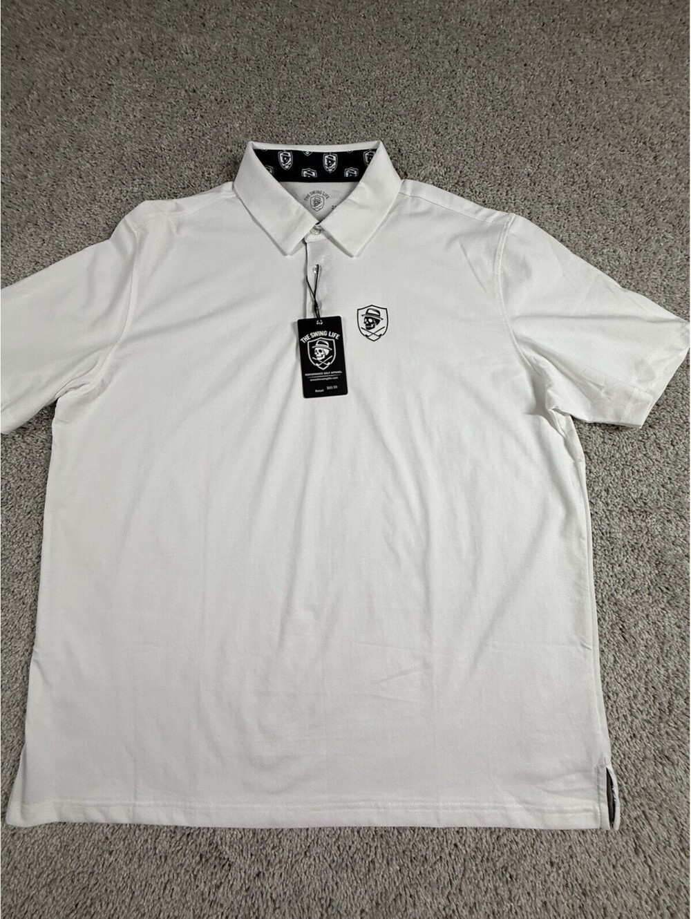 NWT The Swing Life Men’s 2XL Golf Polo Premium Quality Cotton $69 Retail